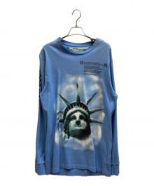 OFFWHITE（オフホワイト）の古着「ロングスリーブカットソー」｜ブルー