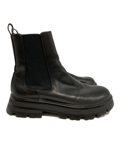 BEAUTY&YOUTH（ビューティーアンドユース）BEAUTY&YOUTH (ビューティーアンドユース) 厚底サイドゴアブーツ ブラック サイズ:245の古着・服飾アイテム