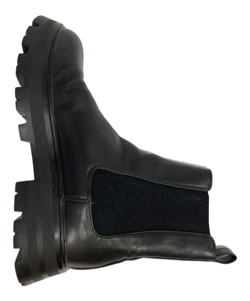 BEAUTY&YOUTH（ビューティーアンドユース）BEAUTY&YOUTH (ビューティーアンドユース) 厚底サイドゴアブーツ ブラック サイズ:245の古着・服飾アイテム