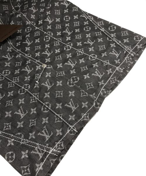 LOUIS VUITTON（ルイ ヴィトン）LOUIS VUITTON (ルイ ヴィトン) モノグラムデニムスカート グレー サイズ:34の古着・服飾アイテム