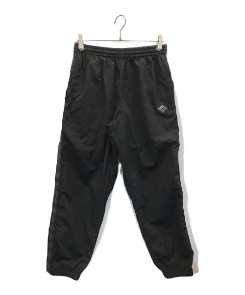 BUDSPOOL（バッズプール）BUDSPOOL (バッズプール) SIDE STRIPED NYLON TRACK PANTS ブラック サイズ:XLの古着・服飾アイテム