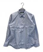 COMME des GARCONS HOMME DEUXコムデギャルソン オム ドゥ）の古着「ストライプシャツ」｜ブルー