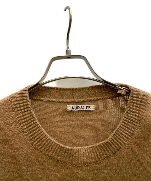 AURALEE（オーラリー）AURALEE (オーラリー) BABY CAMEL KNIT P/O ブラウン サイズ:4の古着・服飾アイテム