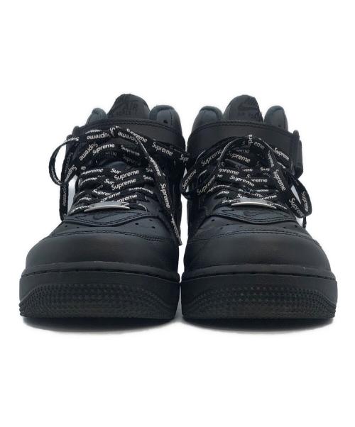 NIKE（ナイキ）NIKE (ナイキ) SUPREME (シュプリーム) AIR FORCE1 MID ブラック サイズ:US7.5の古着・服飾アイテム