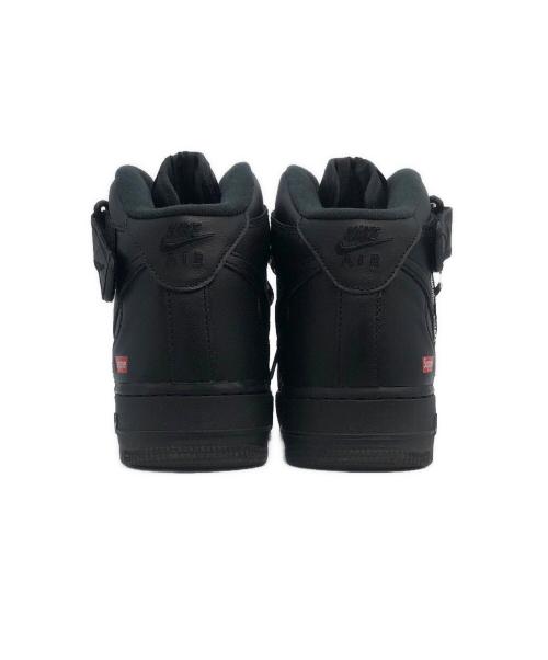 NIKE（ナイキ）NIKE (ナイキ) SUPREME (シュプリーム) AIR FORCE1 MID ブラック サイズ:US7.5の古着・服飾アイテム
