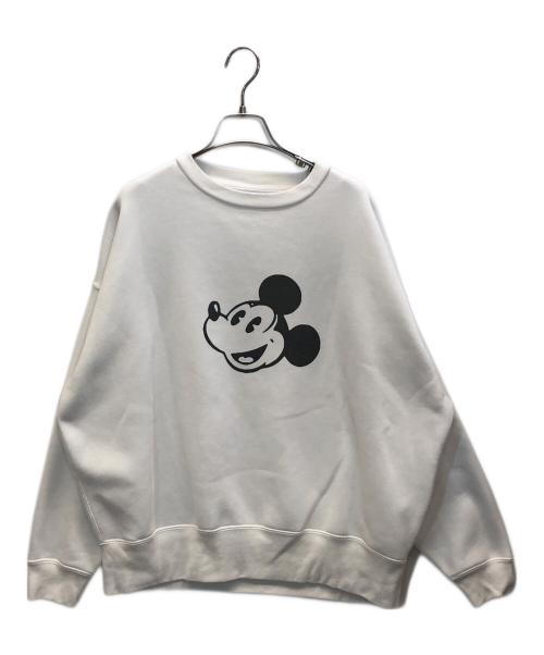 journal standard L'essage（ジャーナルスタンダード レサージュ）journal standard L'essage (ジャーナルスタンダード レサージュ) ピグメントスウェットプルオーバー ホワイト サイズ:FREEの古着・服飾アイテム