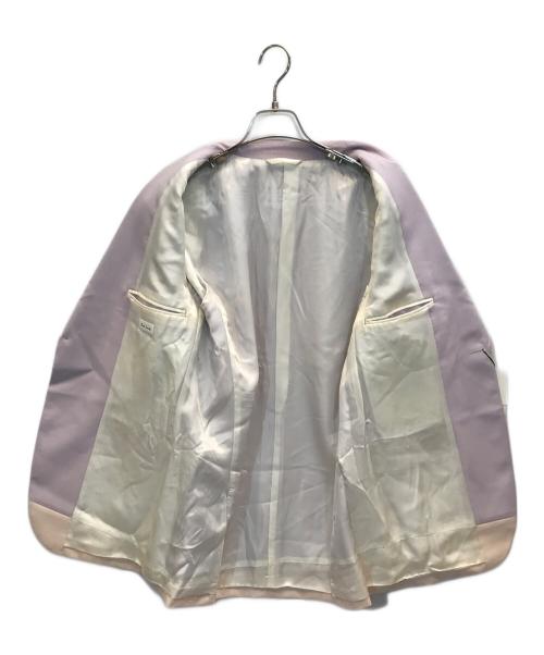 PAUL SMITH（ポールスミス）Paul Smith (ポールスミス) ウールテーラードジャケット パープル サイズ:Lの古着・服飾アイテム