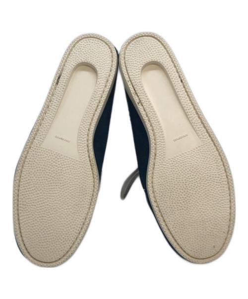 Quoddy Trail Moccasin（クオッディトレイル）Quoddy Trail Moccasin (クオッディトレイル) 501BLUCHERデッキシューズ ブルー サイズ:9の古着・服飾アイテム