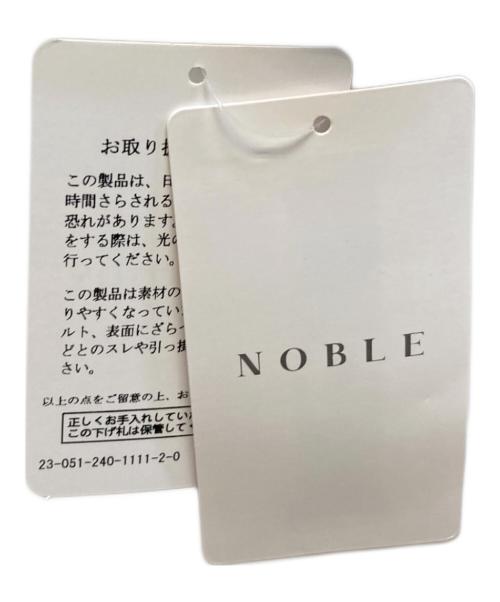Noble（ノーブル）Noble (ノーブル) ラダーレースラインシアーラッフルブラウス ベージュ サイズ:F 未使用品の古着・服飾アイテム