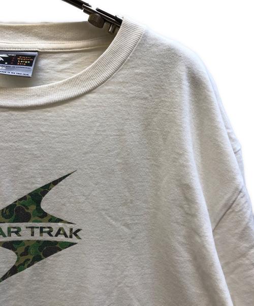 A BATHING APE（ア ベイシング エイプ）A BATHING APE (ア ベイシング エイプ) Star Trak LogoTシャツ ホワイト サイズ:Lの古着・服飾アイテム