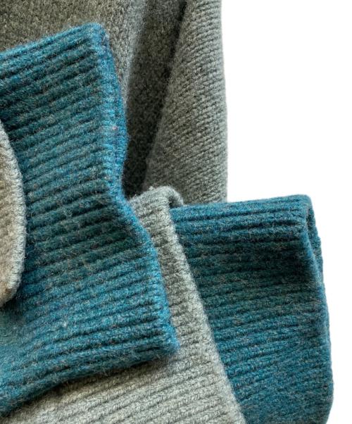 YOKE（ヨーク）YOKE (ヨーク) CONNECTING CARDIGAN グリーン サイズ:2の古着・服飾アイテム