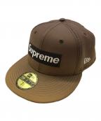 SUPREME×New Eraシュプリーム×ニューエラ）の古着「Gradient Box Logo New era」｜ブラウン