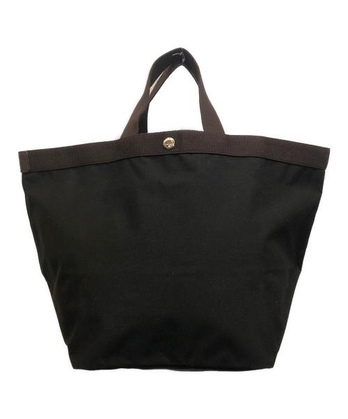 Herve Chapelier（エルベシャプリエ）Herve Chapelier (エルベシャプリエ) コーデュラ舟型トートL ノワール×モカの古着・服飾アイテム