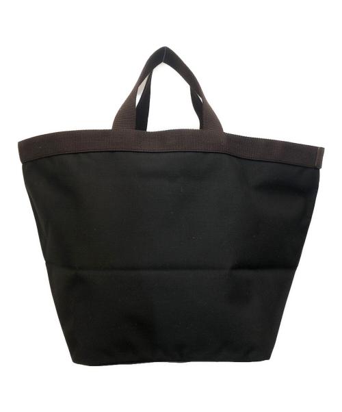 Herve Chapelier（エルベシャプリエ）Herve Chapelier (エルベシャプリエ) コーデュラ舟型トートL ノワール×モカの古着・服飾アイテム