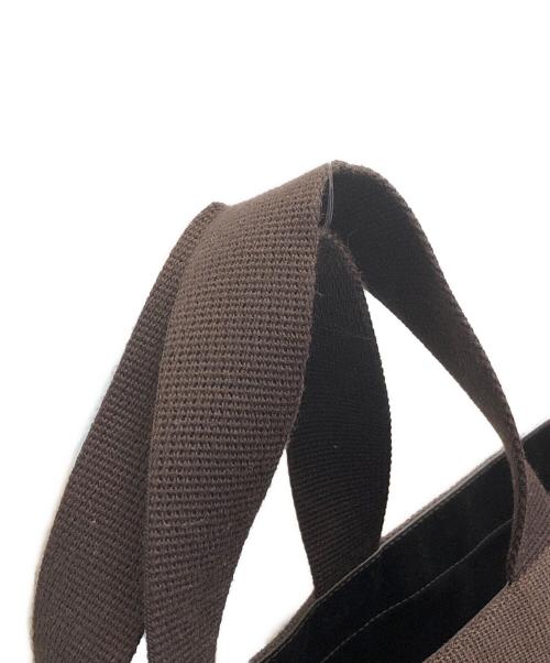 Herve Chapelier（エルベシャプリエ）Herve Chapelier (エルベシャプリエ) コーデュラ舟型トートL ノワール×モカの古着・服飾アイテム