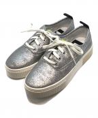 DIESELディーゼル）の古着「S-VANEELA LC ローカットスニーカー」｜シルバー