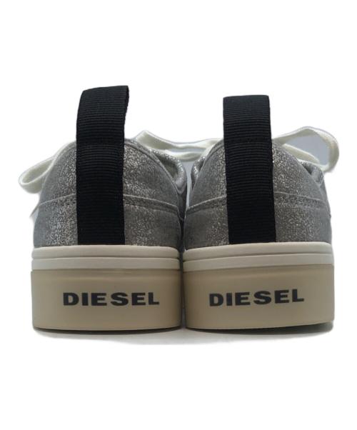 DIESEL（ディーゼル）DIESEL (ディーゼル) S-VANEELA LC ローカットスニーカー シルバー サイズ:24cmの古着・服飾アイテム