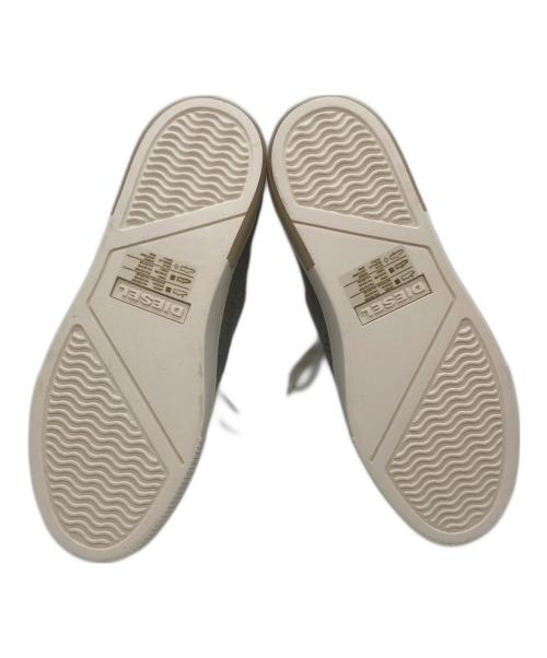 DIESEL（ディーゼル）DIESEL (ディーゼル) S-VANEELA LC ローカットスニーカー シルバー サイズ:24cmの古着・服飾アイテム