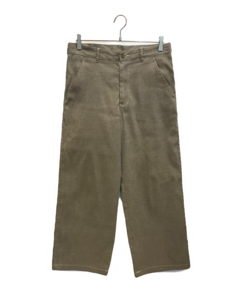 COMME des GARCONS HOMME PLUS（コムデギャルソンオムプリュス）COMME des GARCONS HOMME PLUS (コムデギャルソンオムプリュス) 90’sポリコットンパンツ ベージュ サイズ:Mの古着・服飾アイテム