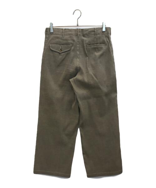COMME des GARCONS HOMME PLUS（コムデギャルソンオムプリュス）COMME des GARCONS HOMME PLUS (コムデギャルソンオムプリュス) 90’sポリコットンパンツ ベージュ サイズ:Mの古着・服飾アイテム