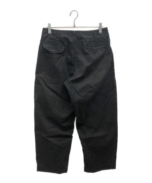 COMME des GARCONS HOMME PLUS（コムデギャルソンオムプリュス）COMME des GARCONS HOMME PLUS (コムデギャルソンオムプリュス) ツータックワイドパンツ ブラック サイズ:Mの古着・服飾アイテム