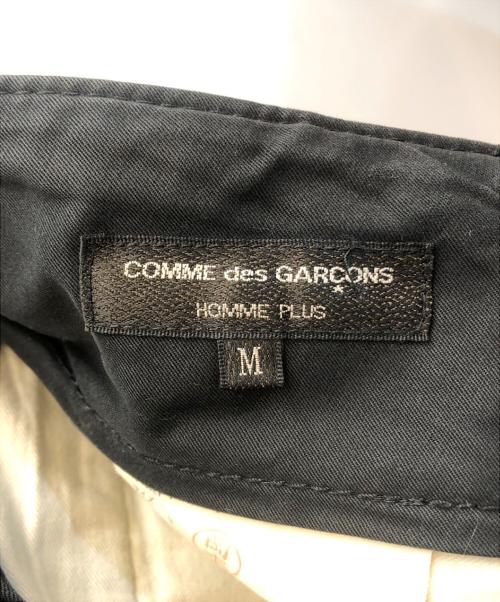 COMME des GARCONS HOMME PLUS（コムデギャルソンオムプリュス）COMME des GARCONS HOMME PLUS (コムデギャルソンオムプリュス) ツータックワイドパンツ ブラック サイズ:Mの古着・服飾アイテム