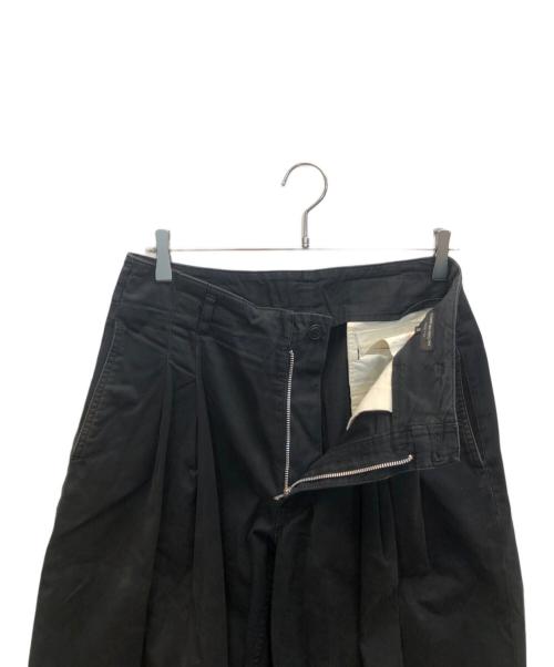 COMME des GARCONS HOMME PLUS（コムデギャルソンオムプリュス）COMME des GARCONS HOMME PLUS (コムデギャルソンオムプリュス) ツータックワイドパンツ ブラック サイズ:Mの古着・服飾アイテム