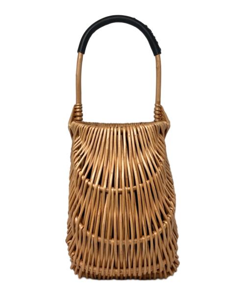 TSURU by MARIKO OIKAWA（ツルバイマリコオイカワ）TSURU by MARIKO OIKAWA (ツルバイマリコオイカワ) カゴバッグ ブラウンの古着・服飾アイテム