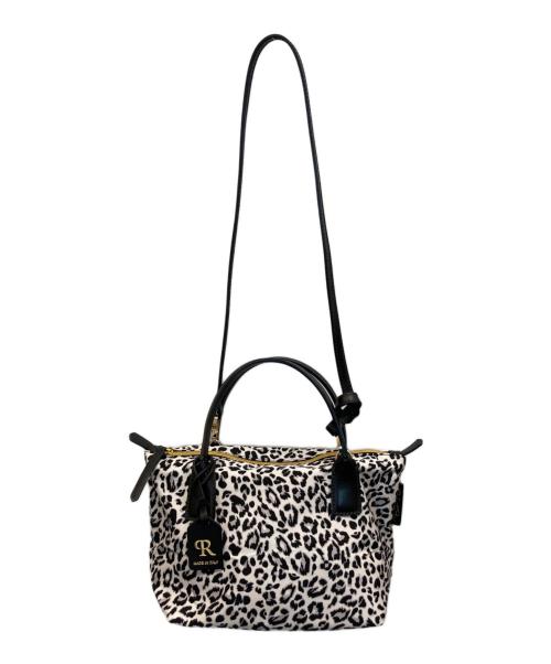 ROBERTA PIERI（ロベルタピエリ）ROBERTA PIERI (ロベルタピエリ) FUN LEOPARD ND 2WAY ホワイト×ブラックの古着・服飾アイテム