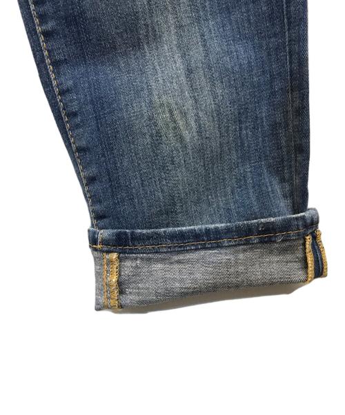 DSQUARED2（ディースクエアード）DSQUARED2 (ディースクエアード) ペイント/ダメージ加工デニムパンツ インディゴ サイズ:48の古着・服飾アイテム