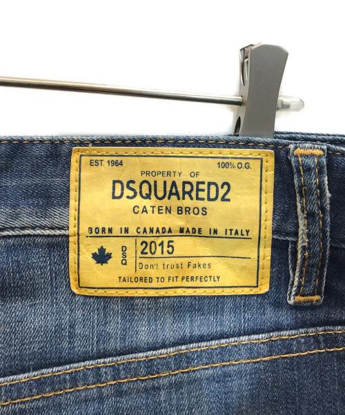 DSQUARED2（ディースクエアード）DSQUARED2 (ディースクエアード) SEXY TWIST JEAN インディゴ サイズ:50の古着・服飾アイテム