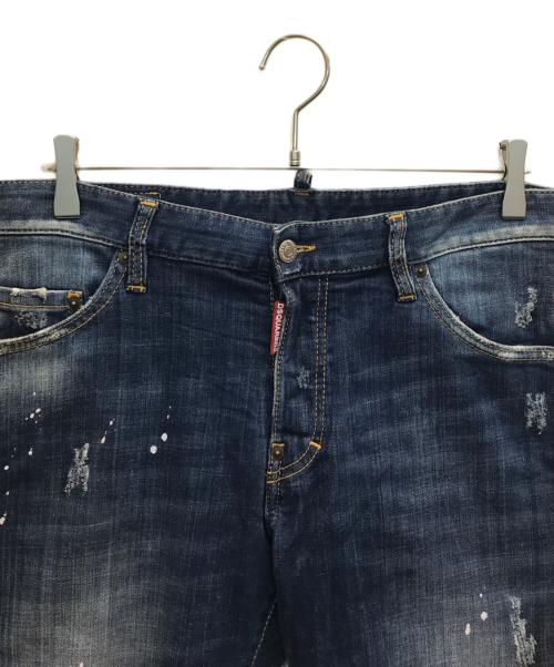 DSQUARED2（ディースクエアード）DSQUARED2 (ディースクエアード) SEXY TWIST JEAN インディゴ サイズ:50の古着・服飾アイテム