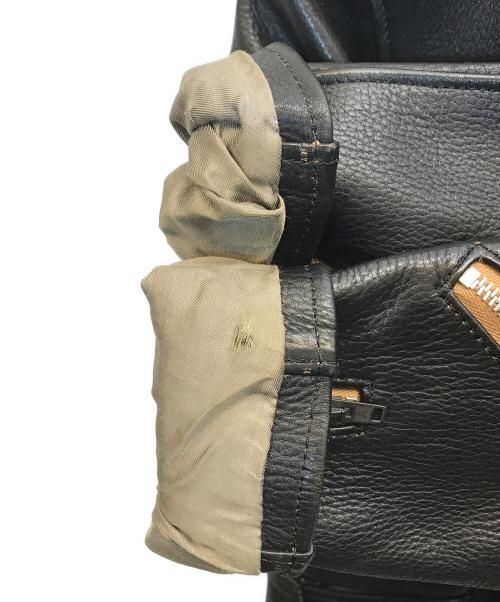 ADDICT CLOTHES（アディクト クローズ）ADDICT CLOTHES (アディクト クローズ) ダブルライダースジャケット ブラック サイズ:36の古着・服飾アイテム