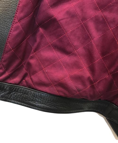 ADDICT CLOTHES（アディクト クローズ）ADDICT CLOTHES (アディクト クローズ) ダブルライダースジャケット ブラック サイズ:36の古着・服飾アイテム