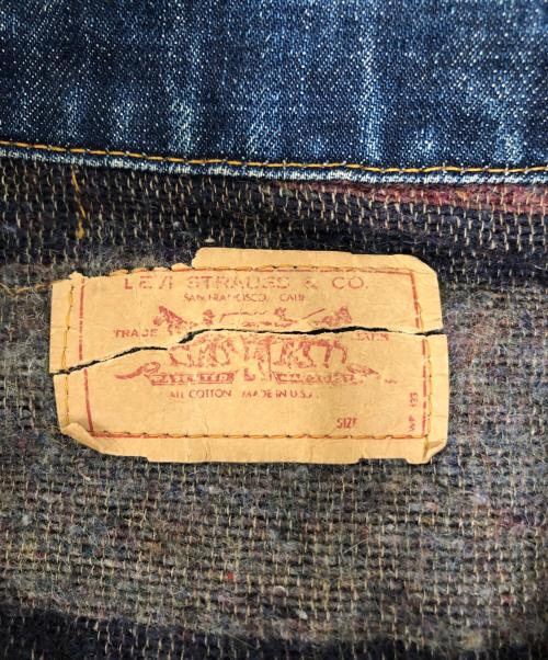 LEVI'S（リーバイス）LEVI'S (リーバイス) ブランケットライナーデニムジャケット インディゴ サイズ:-の古着・服飾アイテム