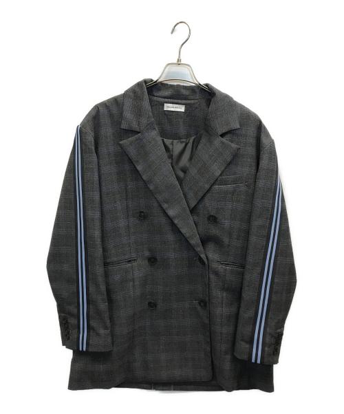 MAISON SPECIAL（メゾンスペシャル）MAISON SPECIAL (メゾンスペシャル) Side Line Over Size Jacket グレー サイズ:FREEの古着・服飾アイテム