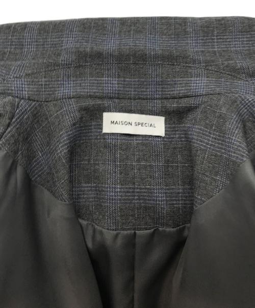 MAISON SPECIAL（メゾンスペシャル）MAISON SPECIAL (メゾンスペシャル) Side Line Over Size Jacket グレー サイズ:FREEの古着・服飾アイテム