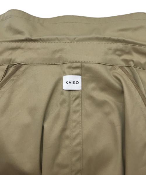 kaiko（カイコー）KAIKO (カイコー) SINGLE TRENCH COAT ベージュ サイズ:3の古着・服飾アイテム