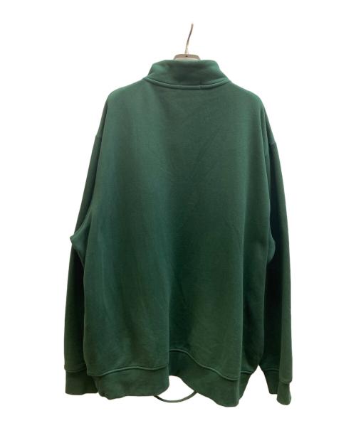 POLO RALPH LAUREN（ポロ・ラルフローレン）POLO RALPH LAUREN (ポロ・ラルフローレン) ハーフジップスウェット グリーン サイズ:XXLの古着・服飾アイテム