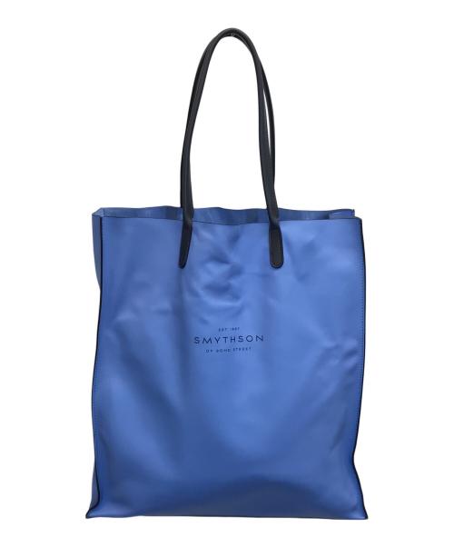 SMYTHSON（スマイソン）SMYTHSON (スマイソン) KINGLY TOTE スカイブルーの古着・服飾アイテム