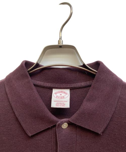 BROOKS BROTHERS（ブルックスブラザーズ）BROOKS BROTHERS (ブルックスブラザーズ) 長袖ポロシャツ ブラウン サイズ:Mの古着・服飾アイテム