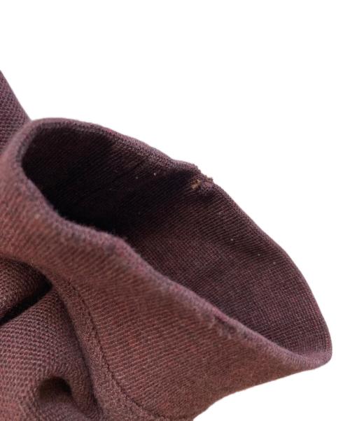 BROOKS BROTHERS（ブルックスブラザーズ）BROOKS BROTHERS (ブルックスブラザーズ) 長袖ポロシャツ ブラウン サイズ:Mの古着・服飾アイテム