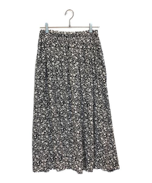 KAGURE（カグレ）KAGURE (カグレ) モノトーンプリントスカート ブラック サイズ:Freeの古着・服飾アイテム