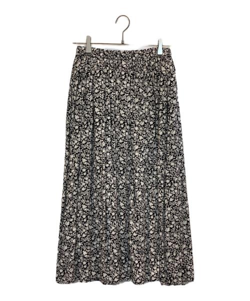 KAGURE（カグレ）KAGURE (カグレ) モノトーンプリントスカート ブラック サイズ:Freeの古着・服飾アイテム