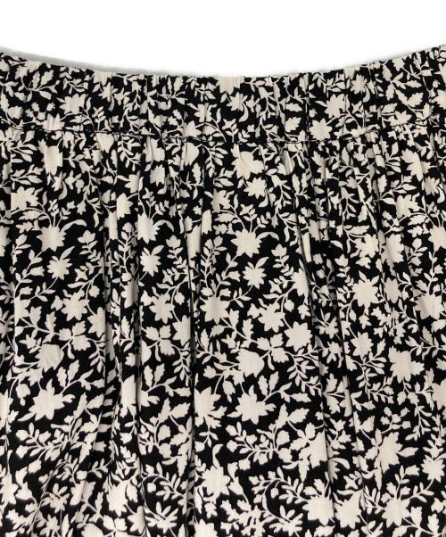 KAGURE（カグレ）KAGURE (カグレ) モノトーンプリントスカート ブラック サイズ:Freeの古着・服飾アイテム