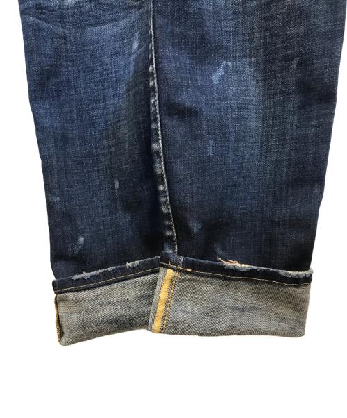 DSQUARED2（ディースクエアード）DSQUARED2 (ディースクエアード) SKATER JEAN インディゴ サイズ:48の古着・服飾アイテム