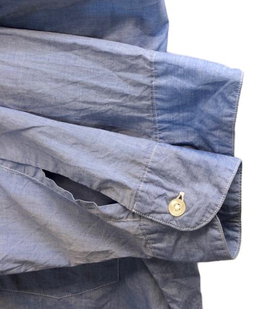 CIOTA（シオタ）CIOTA (シオタ) スビンコットン タイプライター レギュラーカラーシャツ ブルー サイズ:4の古着・服飾アイテム