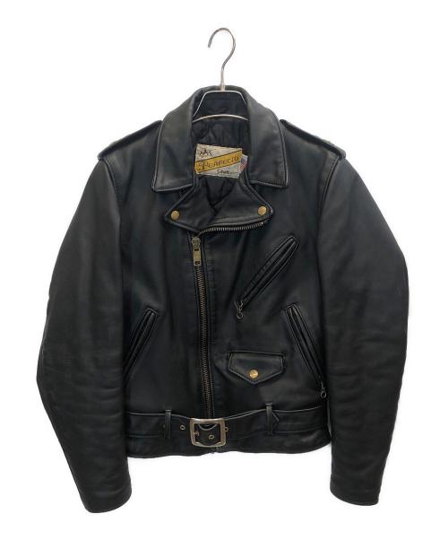 Schott（ショット）Schott (ショット) ワンスターダブルライダースジャケット ブラック サイズ:36の古着・服飾アイテム