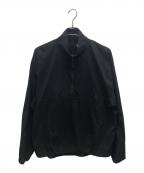 GOLDWIN×KAPTAIN SUNSHINEゴールドウイン×キャプテンサンシャイン）の古着「ハーフジップナイロンカットソー」｜ブラック