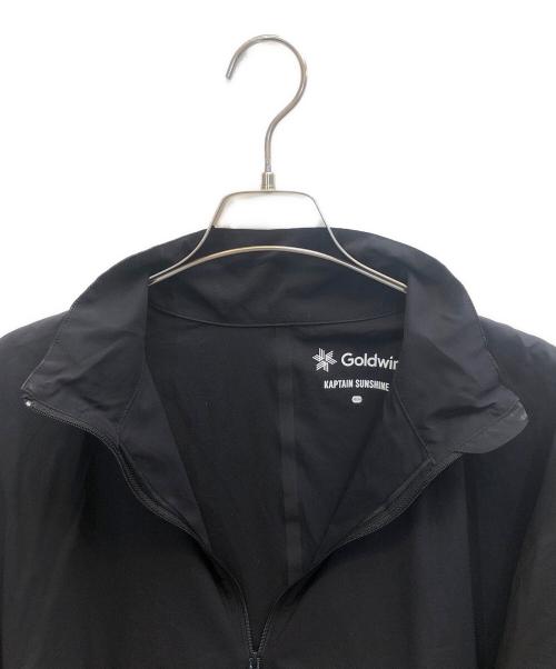 GOLDWIN（ゴールドウイン）GOLDWIN (ゴールドウイン) KAPTAIN SUNSHINE (キャプテンサンシャイン) ハーフジップナイロンカットソー ブラック サイズ:38/Mの古着・服飾アイテム